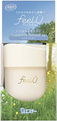消臭力 クルマ用 feelU ゲルタイプ エクリュサボン