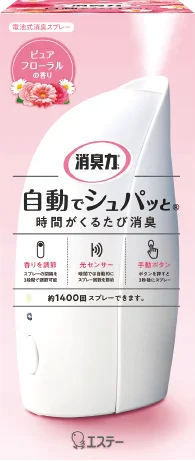 消臭力 自動でシュパッと ピュアフローラルの香り