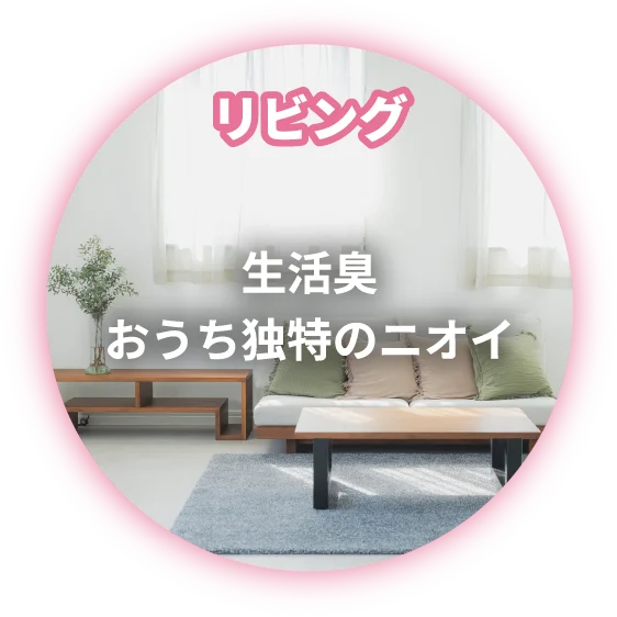 リビング 生活臭 おうち独特のニオイ